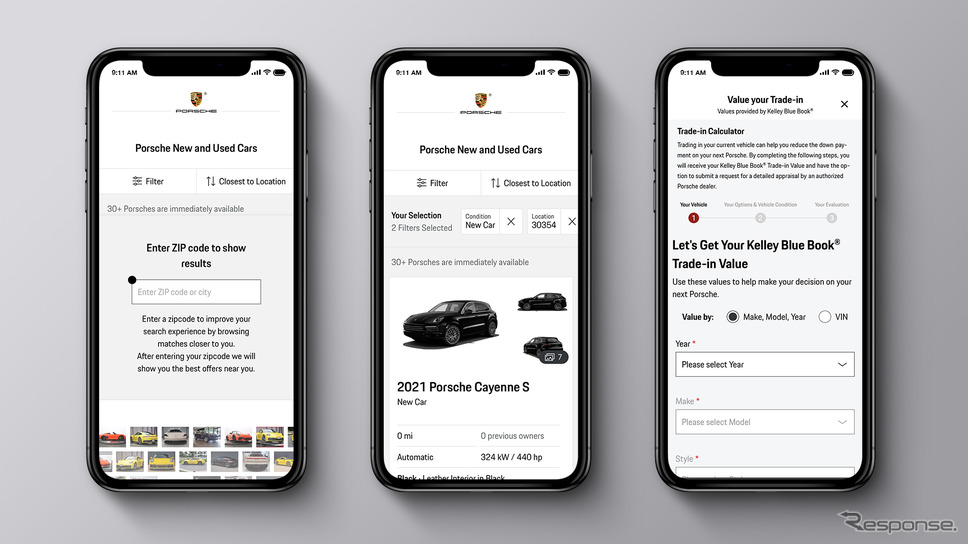 ポルシェのオンライン新車販売《photo by Porsche》