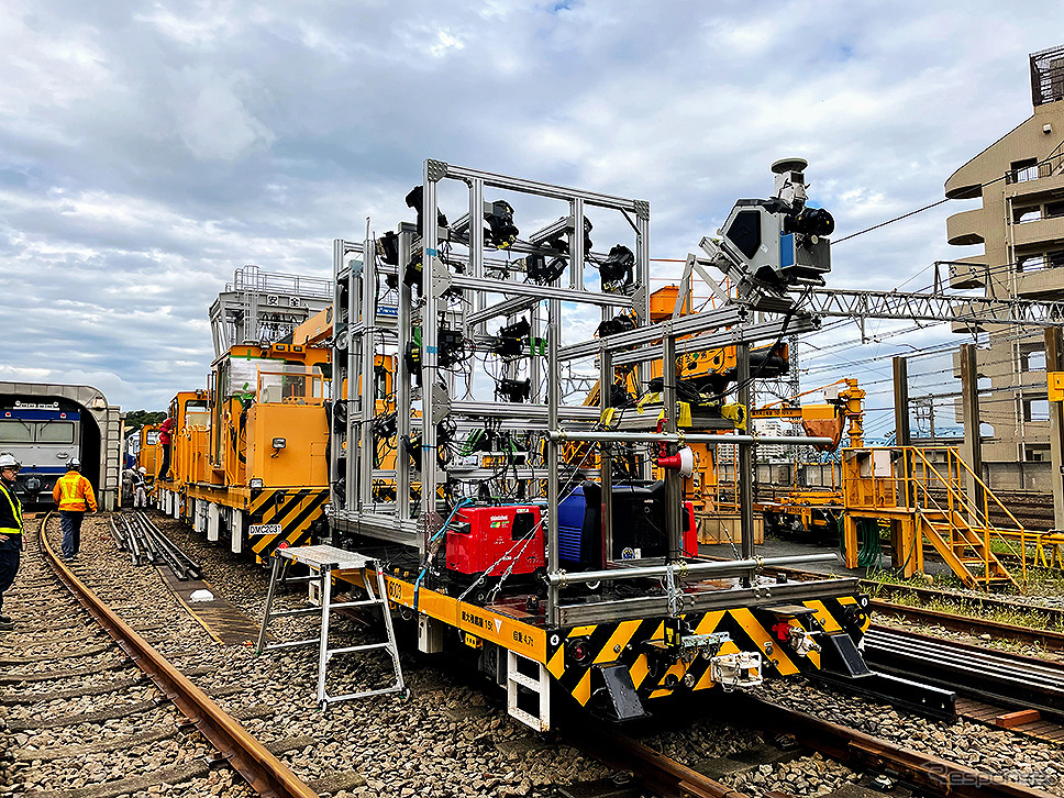 東急・東急電鉄・首都高速道路・首都高技術が運用する鉄道版インフラドクター《画像提供 首都高技術》