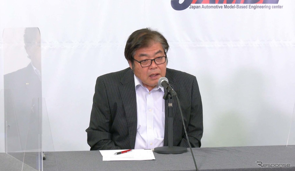 MBD推進センター ステアリングコミッティ委員長の人見光夫氏(マツダ、シニアイノベーションフェロー)《写真提供 マツダ》