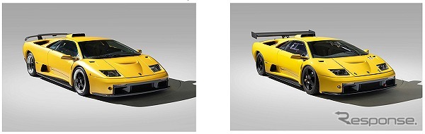 左:1999 ランボルギーニ ディアブロ GT/右:1999 ランボルギーニ ディアブロ GTR《写真提供 BH AUCTION HOUSE》