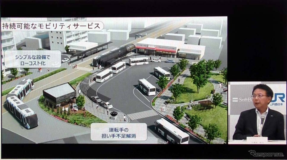 西日本旅客鉄道 鉄道本部 理事 イノベーション本部長 久保田修司氏《画像提供 JR西日本/ソフトバンク》