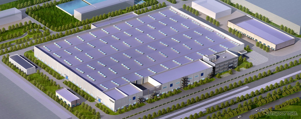 VWグループの中国の新たなバッテリー工場の完成予想《photo by VW》