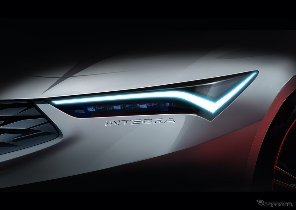 アキュラ・インテグラ 新型のティザー《photo by Acura》