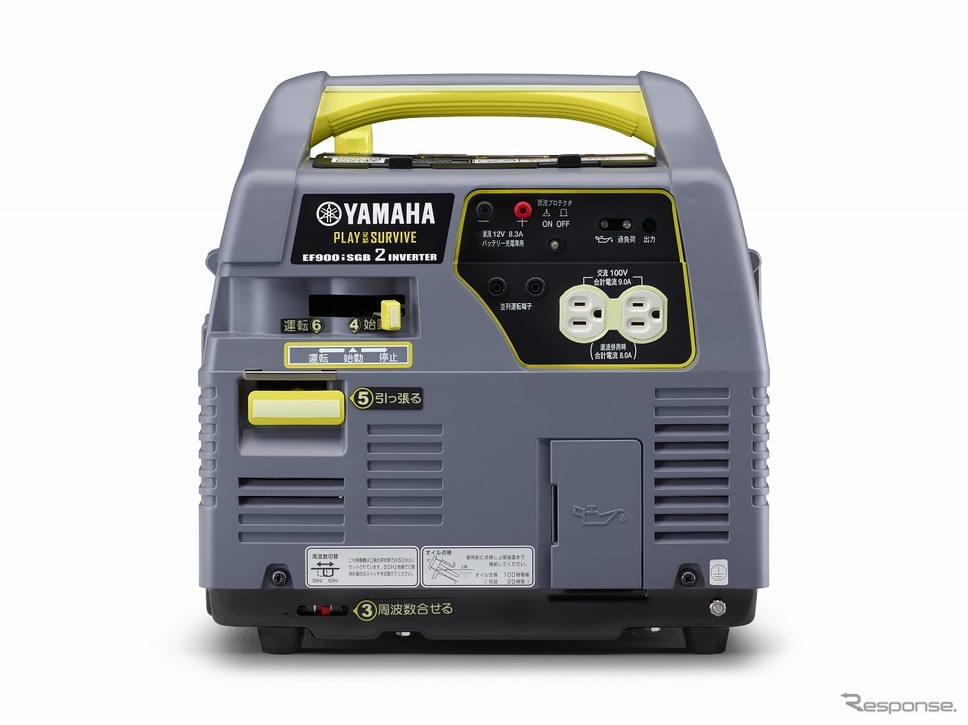 ヤマハの発電機 「EF900iSGB2」 (コンセプトモデル)《写真提供 ヤマハ発動機》