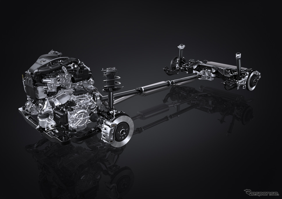 レクサス NX350の2.4Lターボシステム《写真提供 トヨタ自動車》