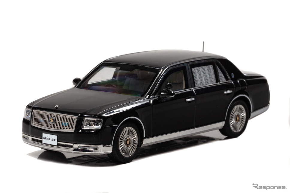 トヨタ センチュリー 2020 日本国内閣総理大臣専用車 1/43スケールモデル《写真提供 ヒコセブン》