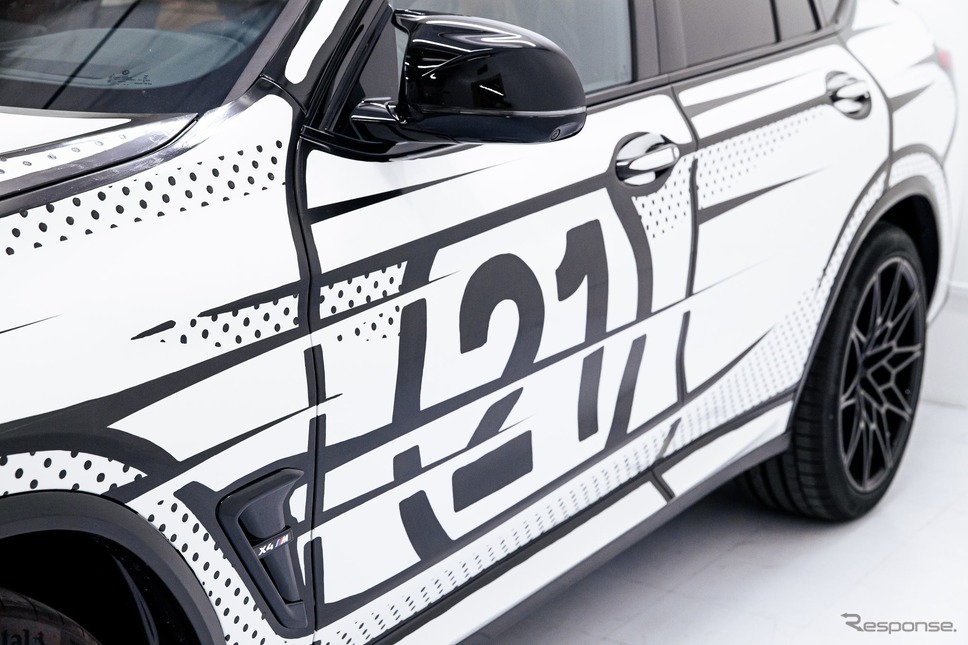 BMW X4 M コンペティション 改良新型をベースにジョシュア・ヴィーダス氏が手がけたアートカー《photo by BMW》