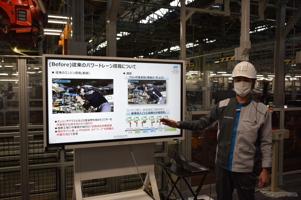 リニューアルした日産の栃木工場《写真撮影 レスポンス編集部》