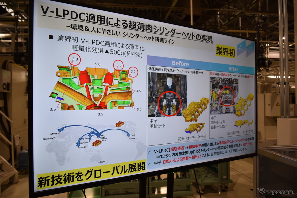 リニューアルした日産の栃木工場《写真撮影 レスポンス編集部》