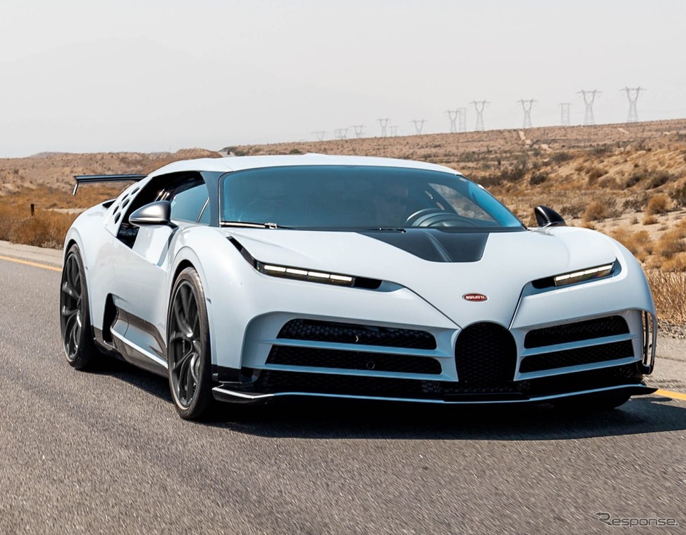 ブガッティ・チェントディエチ の耐熱テスト《photo by Bugatti》