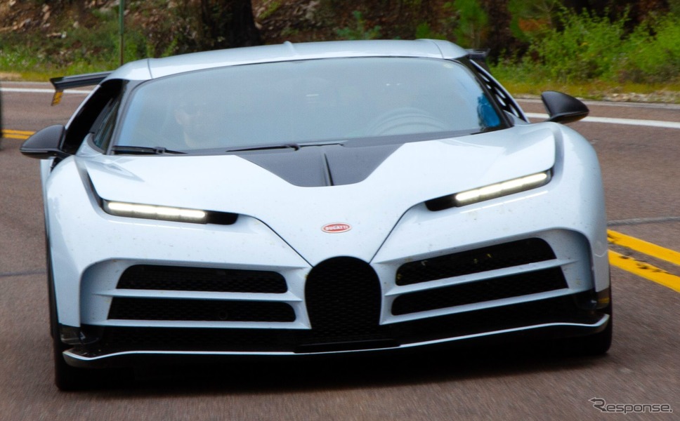 ブガッティ・チェントディエチ の耐熱テスト《photo by Bugatti》