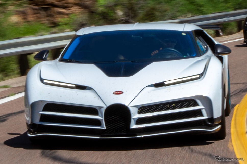 ブガッティ・チェントディエチ の耐熱テスト《photo by Bugatti》