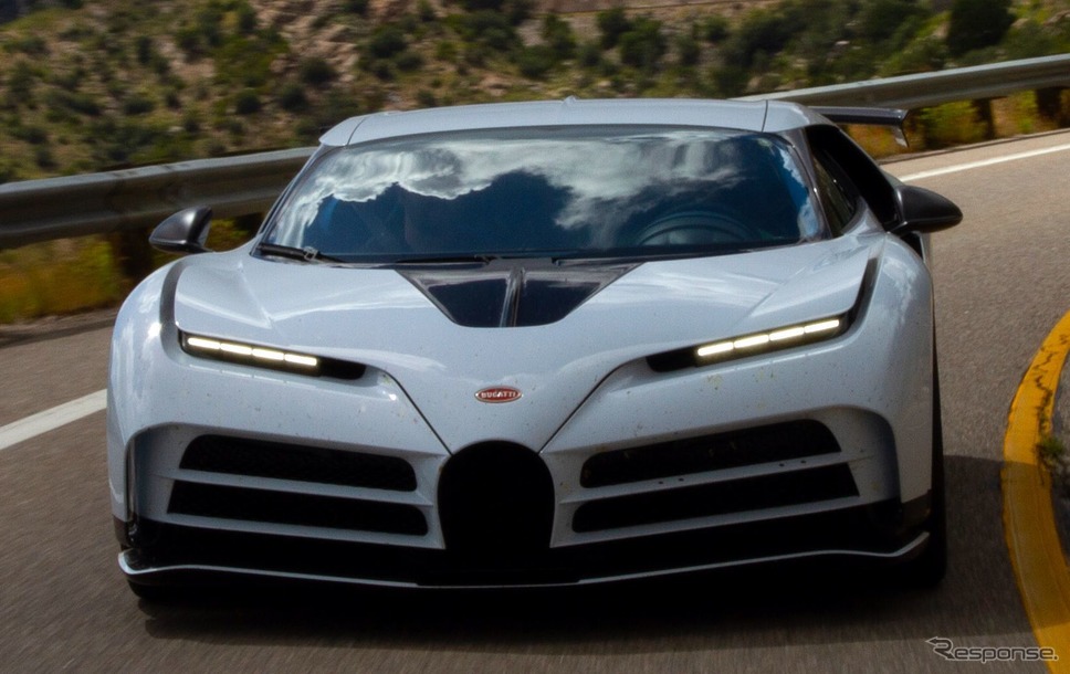 ブガッティ・チェントディエチ の耐熱テスト《photo by Bugatti》