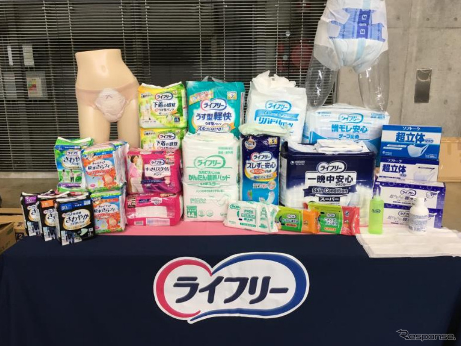 衛生用品《写真提供 モリタホールディングス》