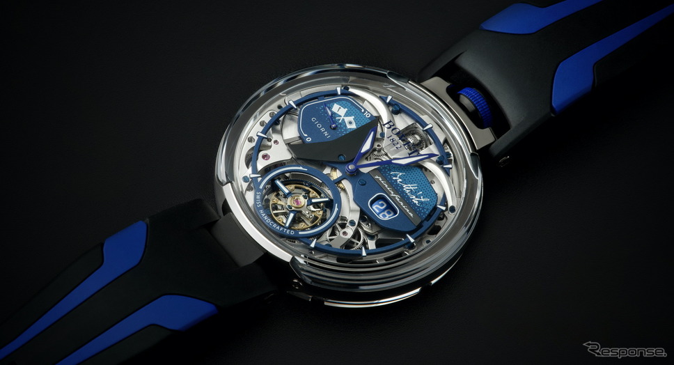 アウトモビリ・ピニンファリーナとボヴェ1822が共同開発した新作腕時計「バッティスタ・トゥールビヨン」《photo by Automobili Pininfarina》