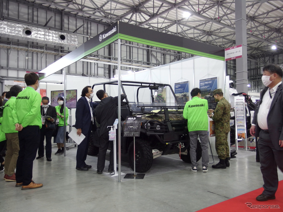 カワサキモータース(危機管理産業展2021)《写真撮影 高木啓》