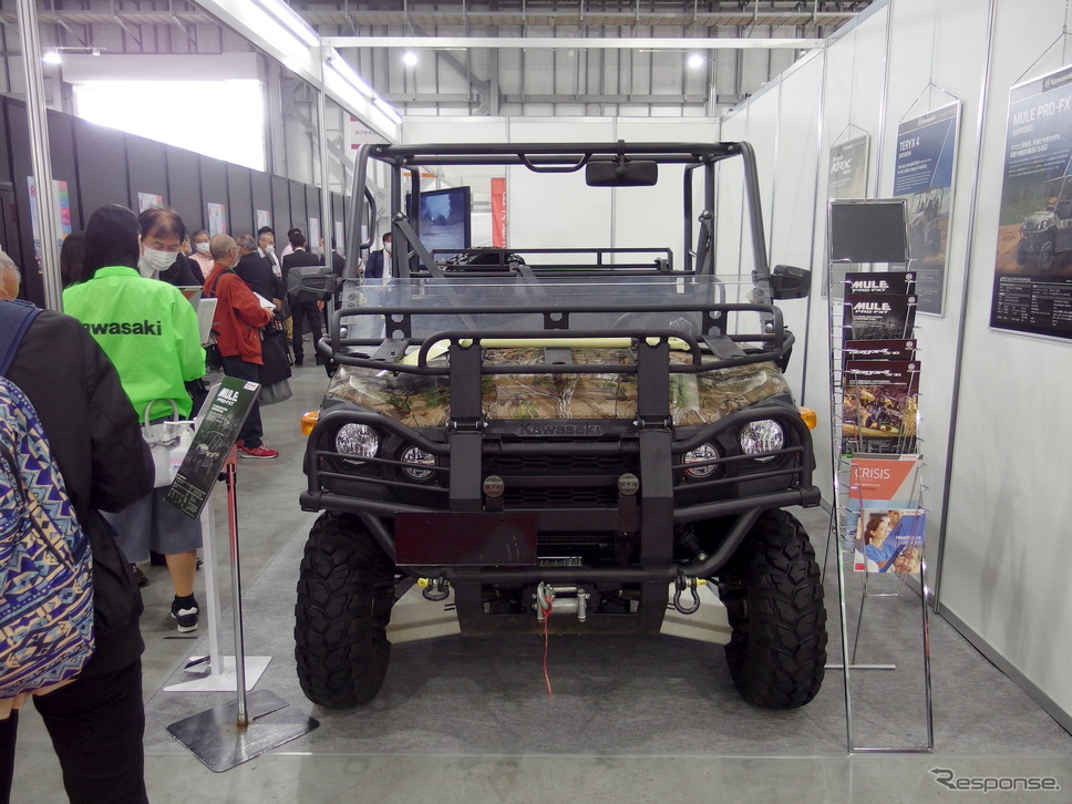 カワサキモータース(危機管理産業展2021)《写真撮影 高木啓》