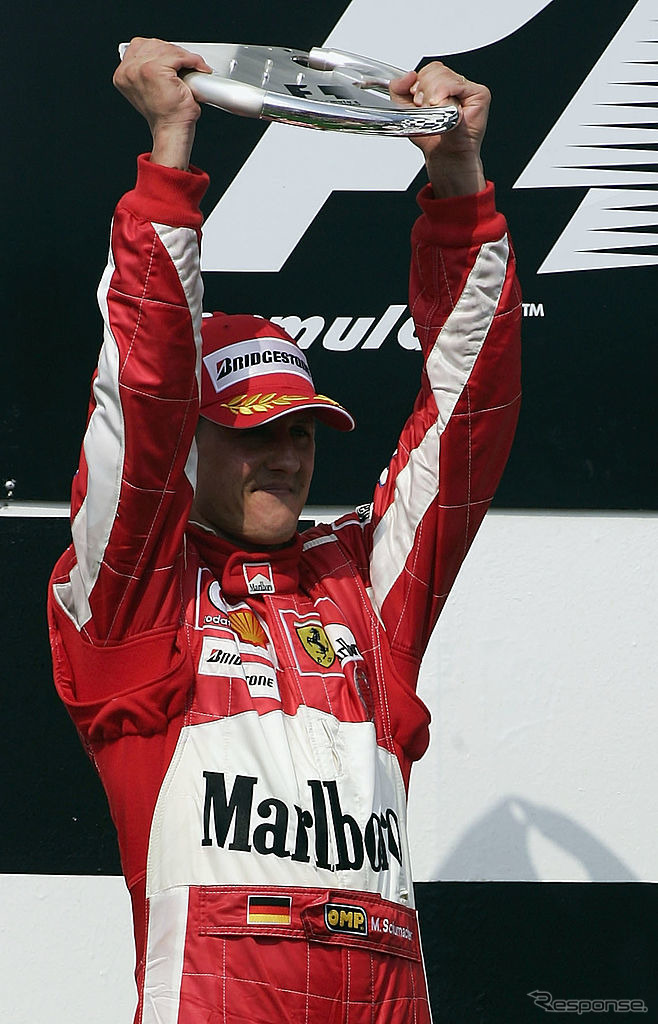 ミハエル・シューマッハ、2005年F1ハンガリーGPで2位《Photo by Paul Gilham/Getty Images Sport/ゲッティイメージズ》