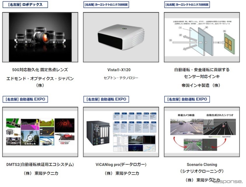 名古屋オートモーティブワールド2021：自動運転を実現するセンシング技術やAI、半導体《画像提供 RX Japan》
