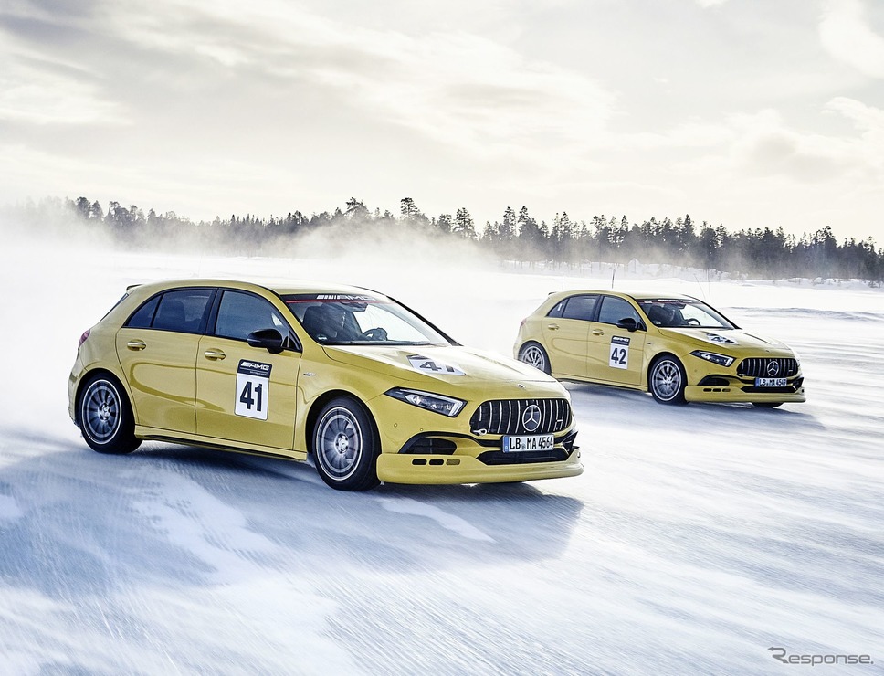 メルセデスAMGドライビングアカデミー「AMGウィンターエクスペリエンス」(メルセデスAMG A45 S 4MATIC+)《photo by Mercedes-Benz》