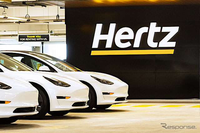 “電動化”を進めるハーツ《photo by Hertz》