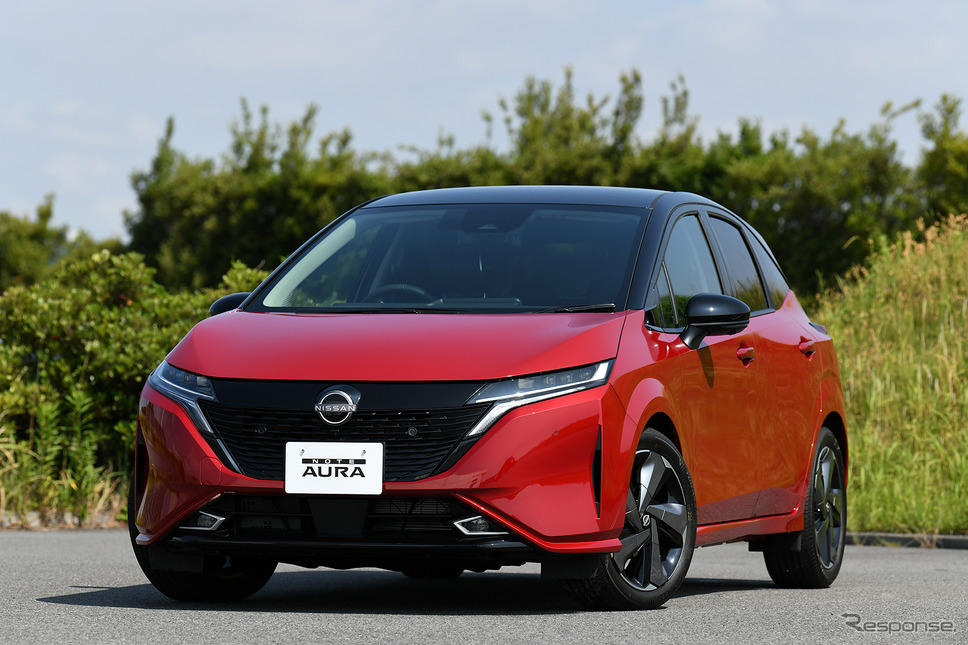 選考対象:日産 ノートオーラ《写真撮影 中野英幸》