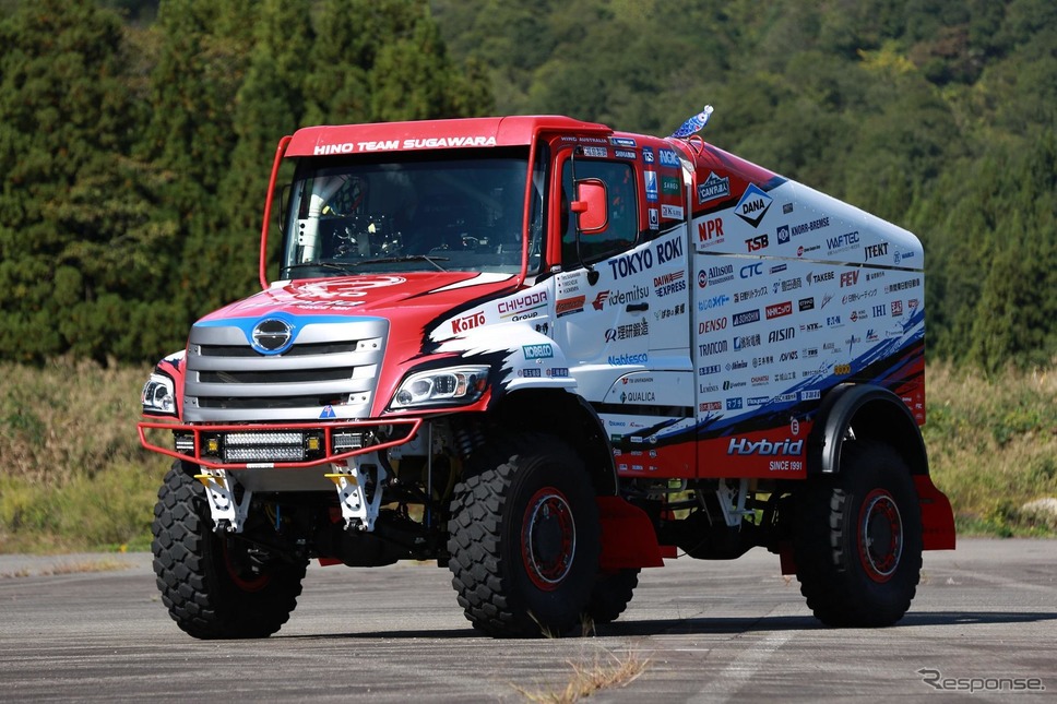 日野チームスガワラのダカール・ラリー2022参戦車両《写真提供 日野自動車》