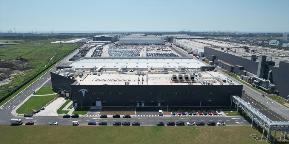 テスラの中国上海市の「上海研究開発イノベーションセンター」《photo by Tesla》