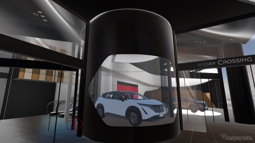 バーチャルギャラリー「NISSAN CROSSING」《画面キャプチャ》