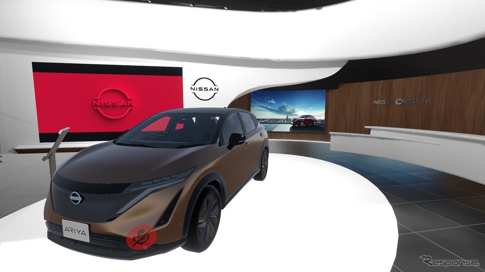 バーチャルギャラリー「NISSAN CROSSING」《画面キャプチャ》