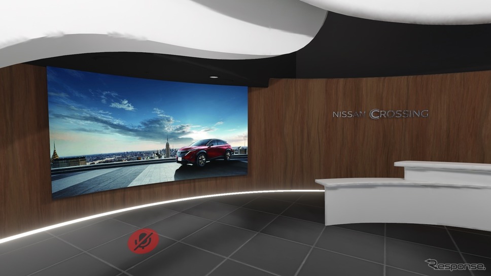 バーチャルギャラリー「NISSAN CROSSING」《画面キャプチャ》