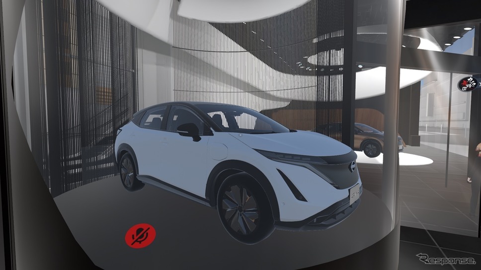 バーチャルギャラリー「NISSAN CROSSING」《画面キャプチャ》