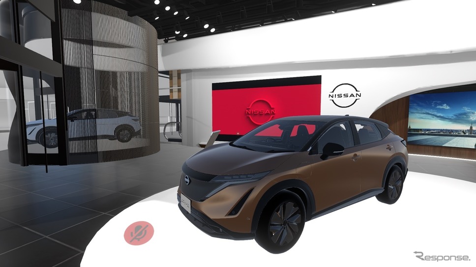バーチャルギャラリー「NISSAN CROSSING」《画面キャプチャ》