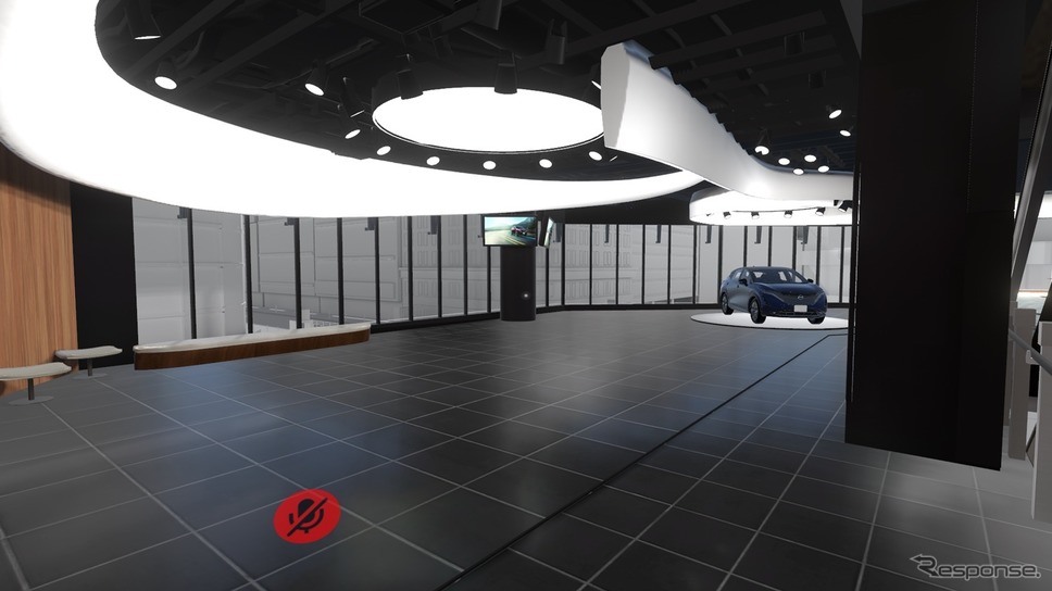 バーチャルギャラリー「NISSAN CROSSING」《画面キャプチャ》
