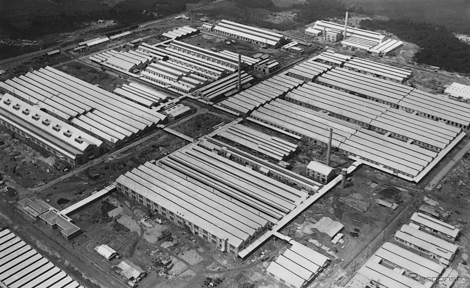 完成当時のトヨタ挙母工場(1938年)《写真提供 トヨタ自動車》
