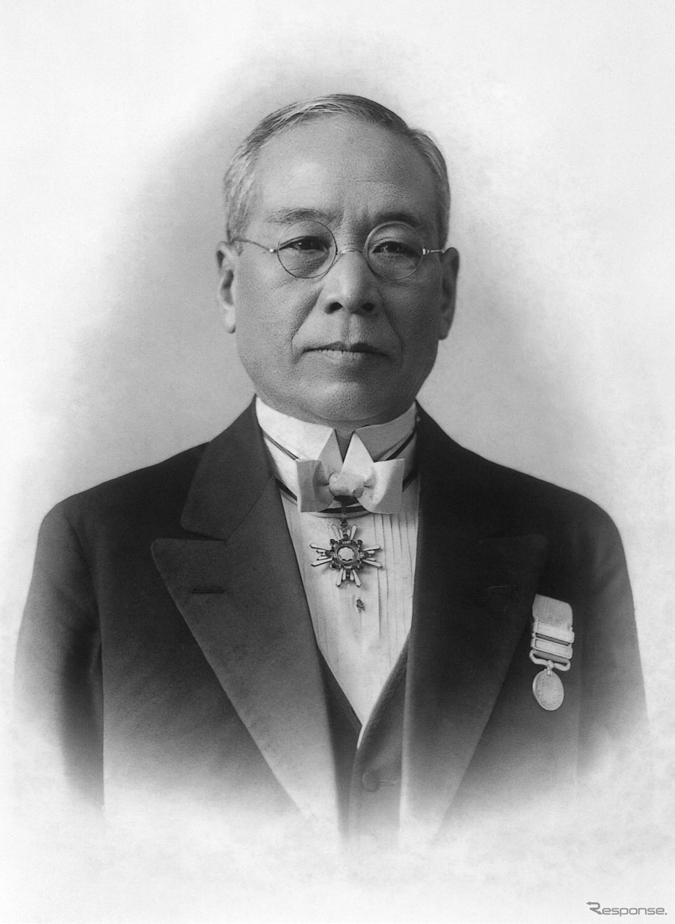 トヨタ自動車の礎を築いた故・豊田佐吉氏《写真提供 トヨタ自動車》