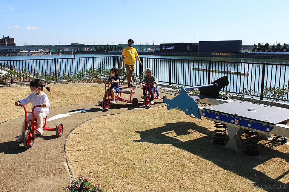 ボートレースとこなめに11月6日オープンしたBOAT KIDS PARK モーヴィとこなめ《写真撮影 大野雅人》