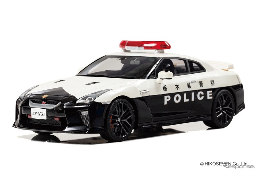 日産 GT-R（R35）2018 栃木県警察高速道路交通警察隊車両《写真提供 ヒコセブン》