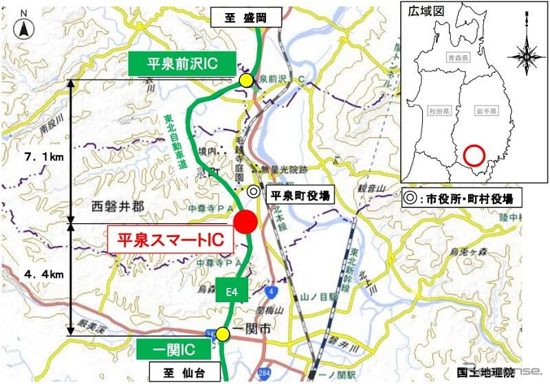 位置図《写真提供 東日本高速道路》