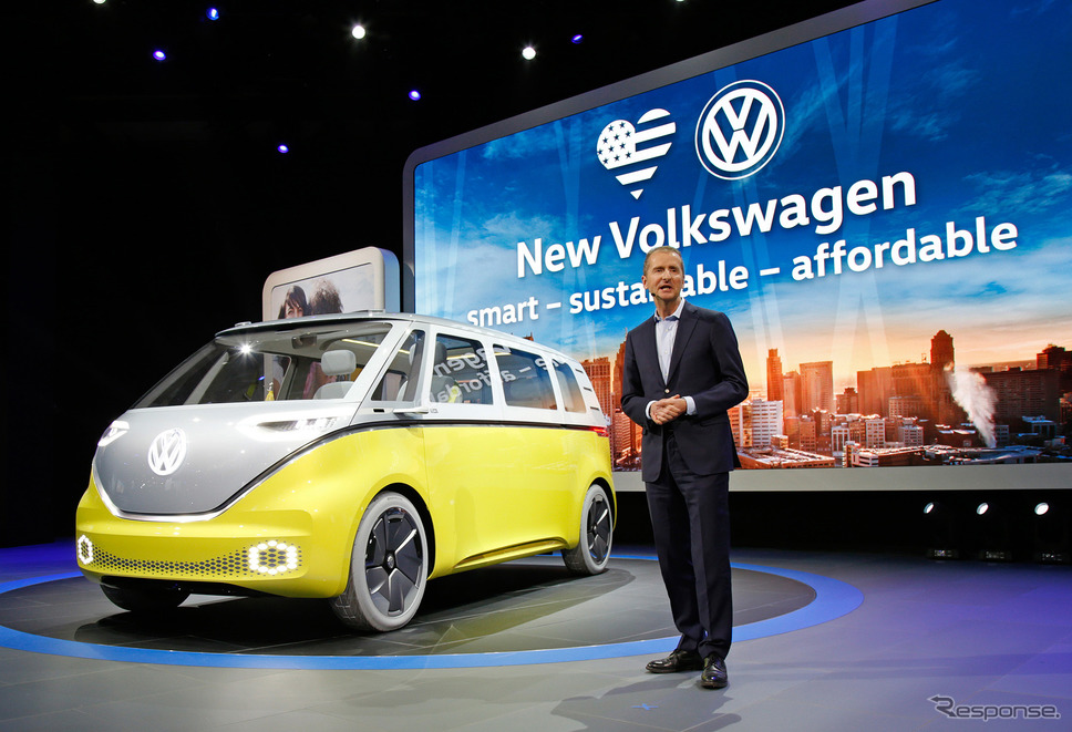 VW I.D.BUZZ・コンセプト(2017年)《photo by VW》