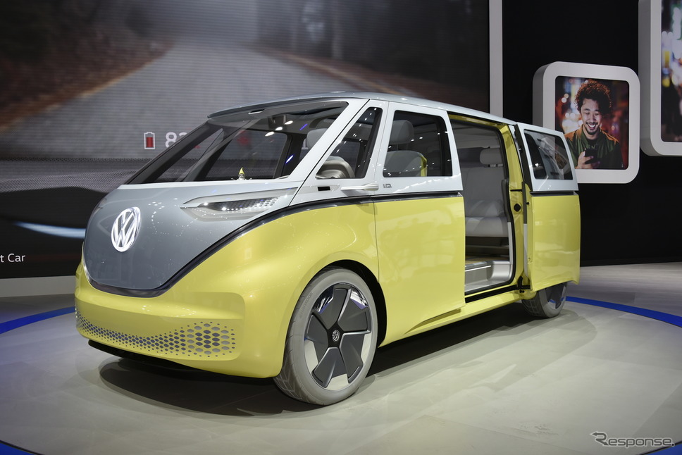 VW I.D.BUZZ(東京モーターショー2017)《撮影 平原克彦》