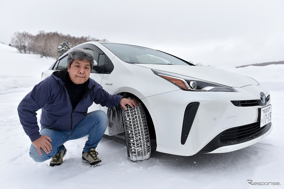 斎藤聡氏がグッドイヤー ICE NAVI 8 を試す《写真撮影 中野英幸》