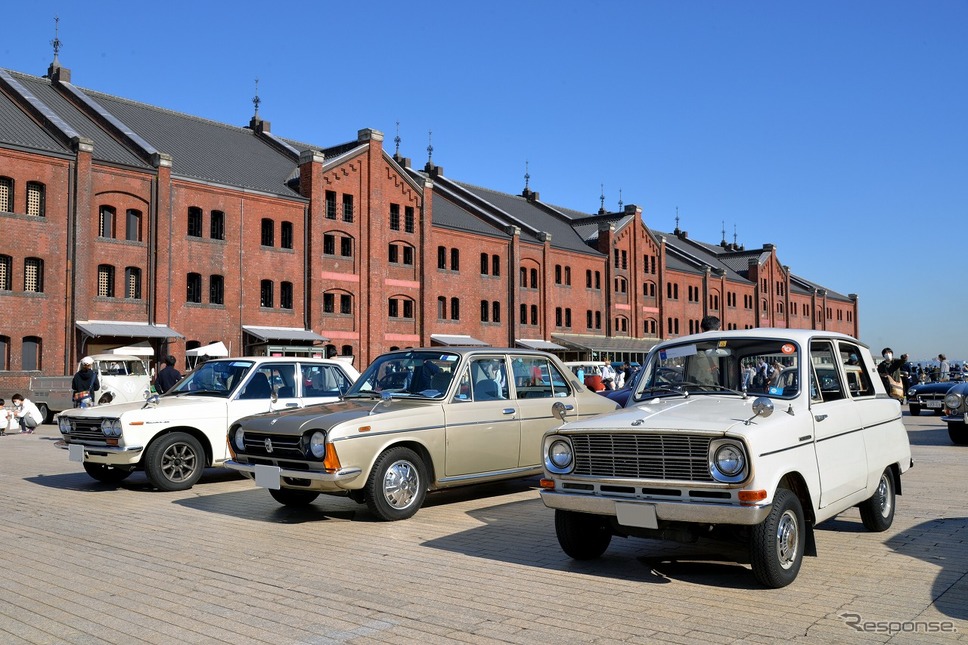 歴史遺産の赤レンガ倉庫で名車を展示…横浜ヒストリックカーデイ 10th