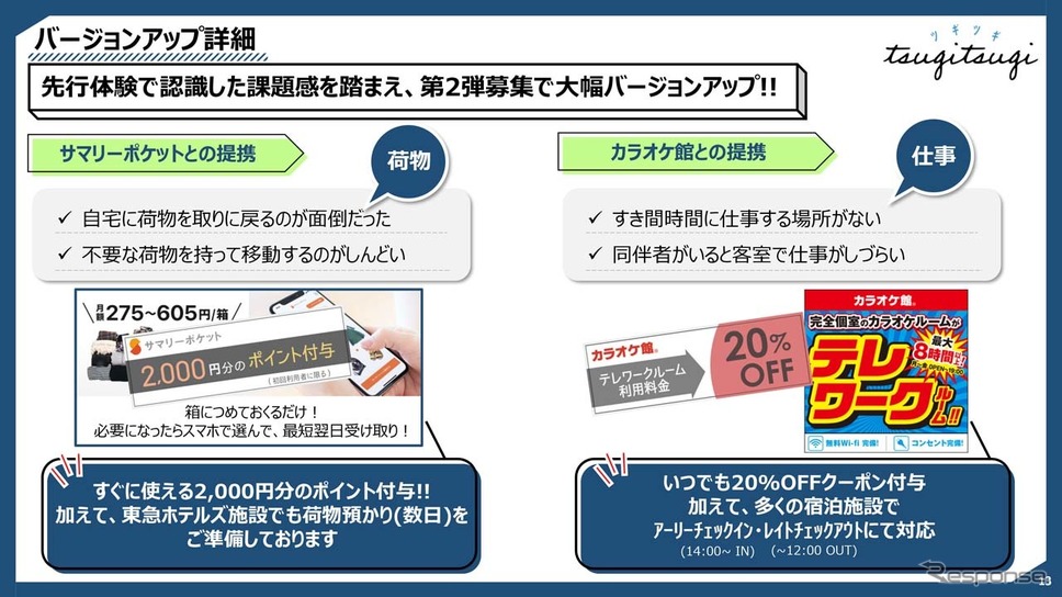 荷物の受け渡しにはサマリーポケットと提携し、空いた時間にはカラオケ館が20％OFFで利用できる《画像提供 DeNA》