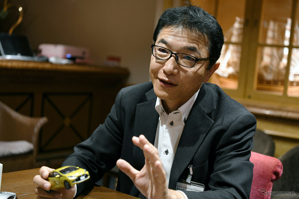トヨタコンパクトカーカンパニー TC製品企画 ZP チーフエンジニア 鈴木啓友氏《写真撮影 中野英幸》