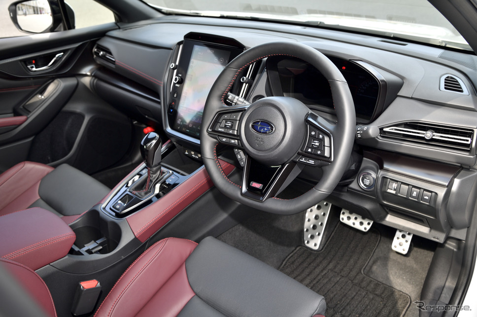 SUBARU 新型 WRX S4 GT-H EX インストルメントパネル《写真撮影 雪岡直樹》