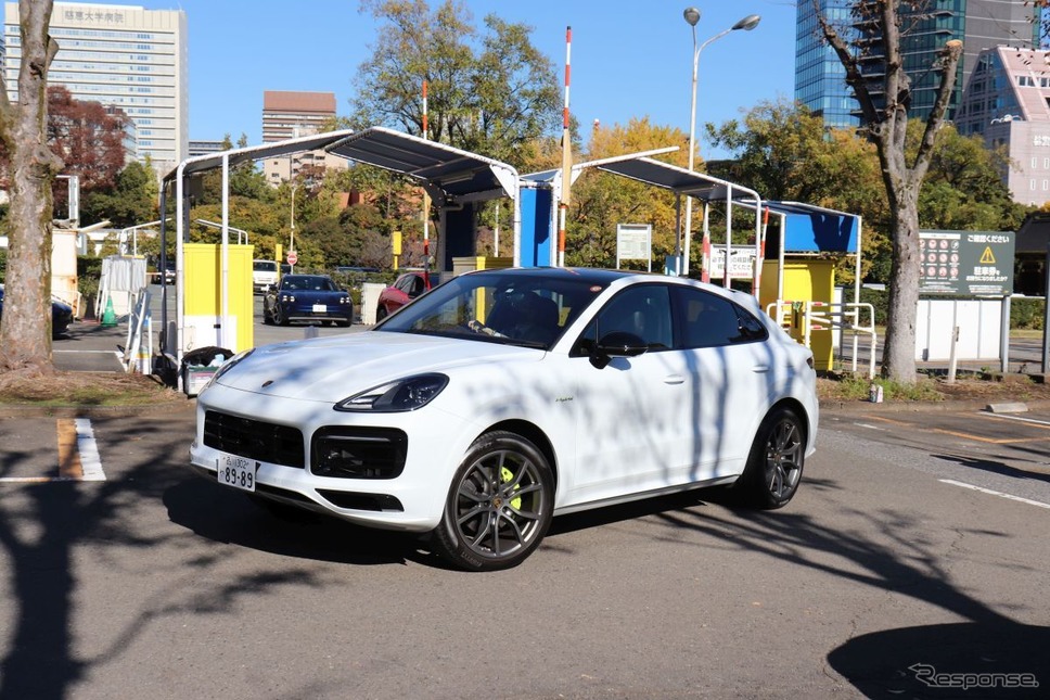 JAIA輸入電動車試乗会:ポルシェ・カイエン E-Hybrid クーペ《写真撮影 中尾真二》