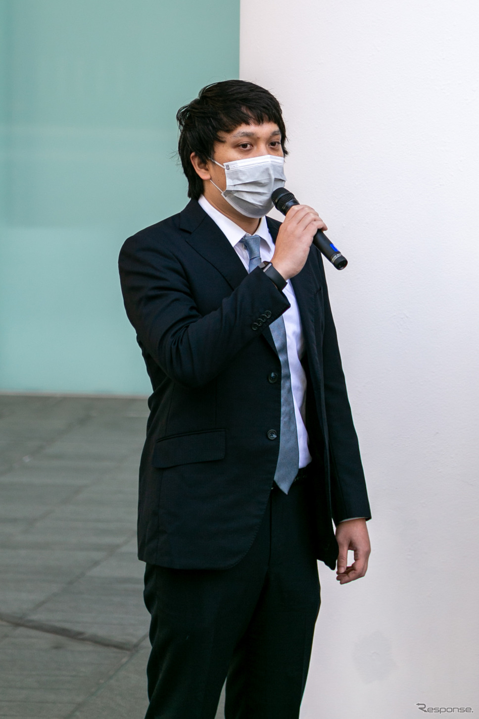 日産ブランド&メディア戦略部・遠西高幸氏《写真撮影 二城利月》