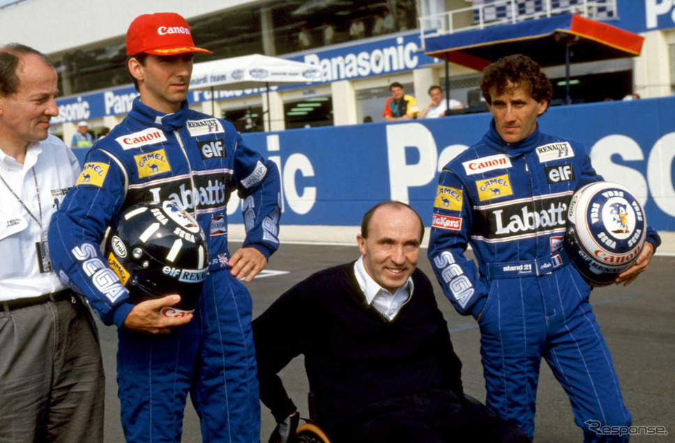 1993年はアラン・プロスト(右)とデイモン・ヒルのコンビで戦った。《Photo by GP Library/Universal Images Group via Getty Images/ゲッティイメージズ》