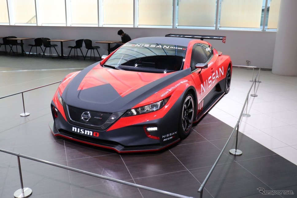 レース仕様のリーフ《写真撮影 中尾真二》